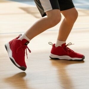 Nike Air Jordan Future Low Red Kids Sneakers size 7 Y Lace Up